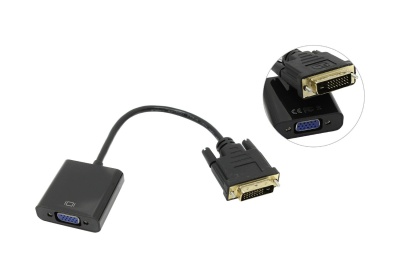 DVI-D 25pin to VGA 15pin FullHD 
